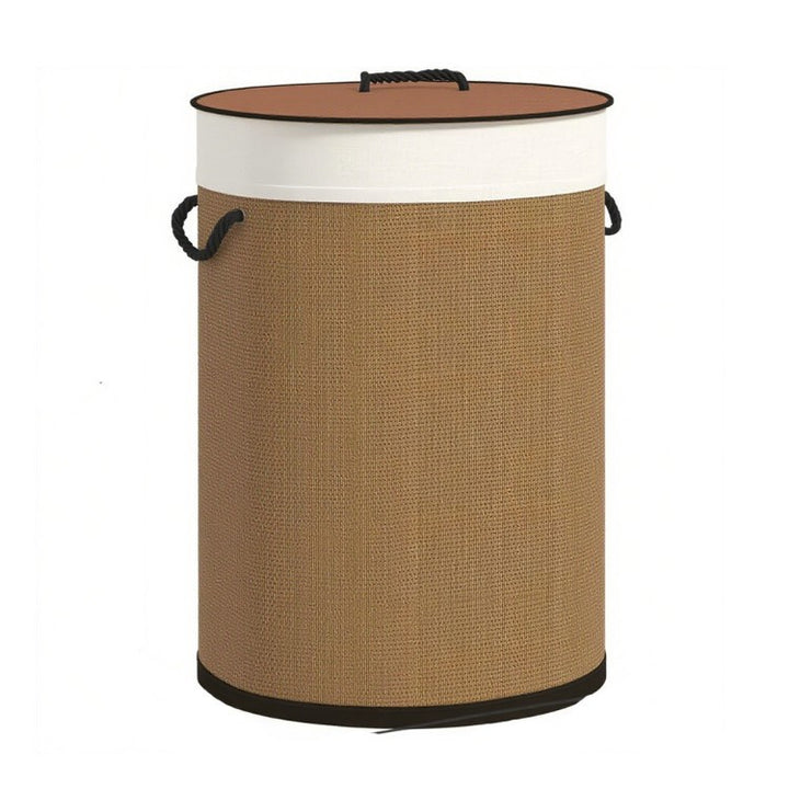 Elegant laundry container with removable lid and sturdy handles Bowlift