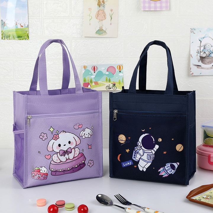 Space-Themed Insulated Lunch Carrier Bowlift