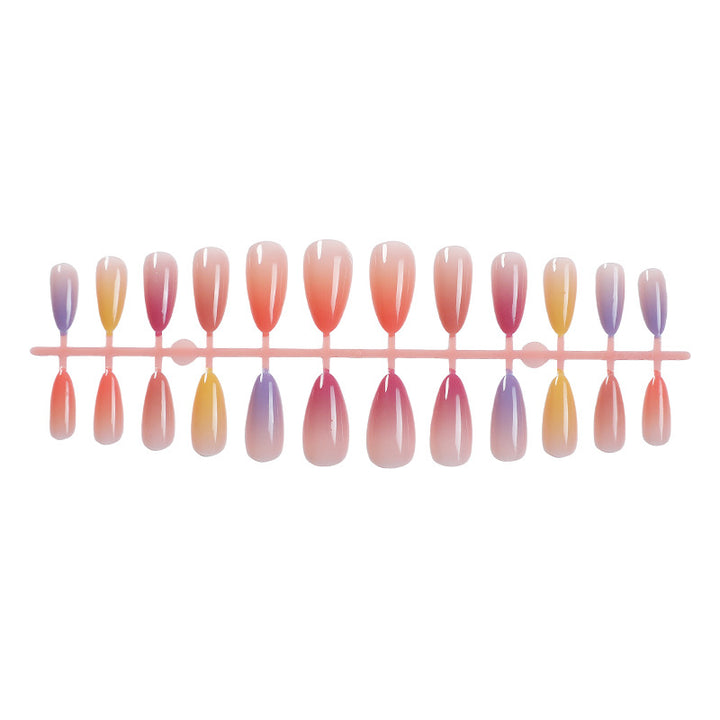 Ombre Nail Art Set with Elegant Gradient Design Bowlift