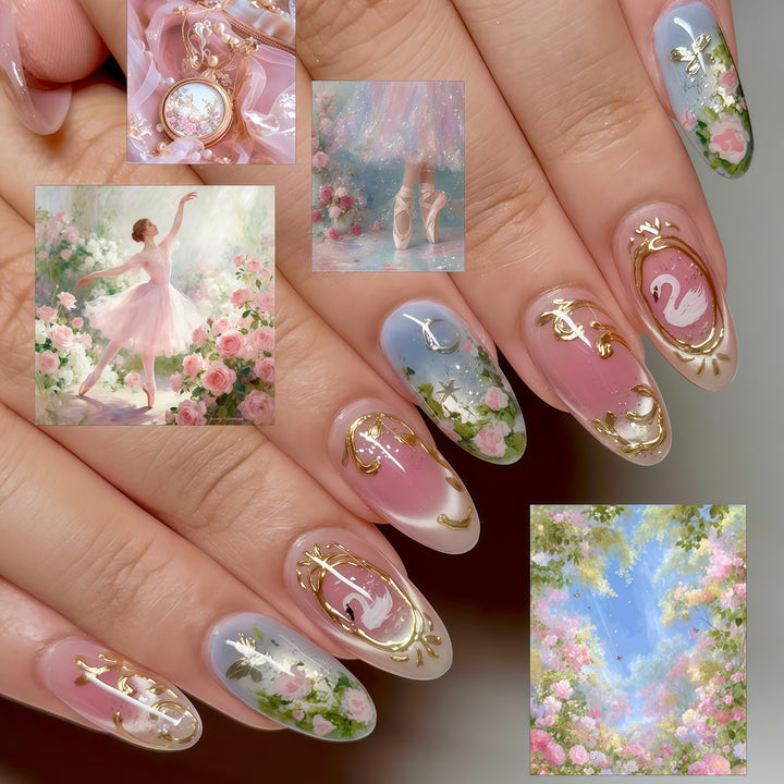 Elegant and playful artificial nails Bowlift