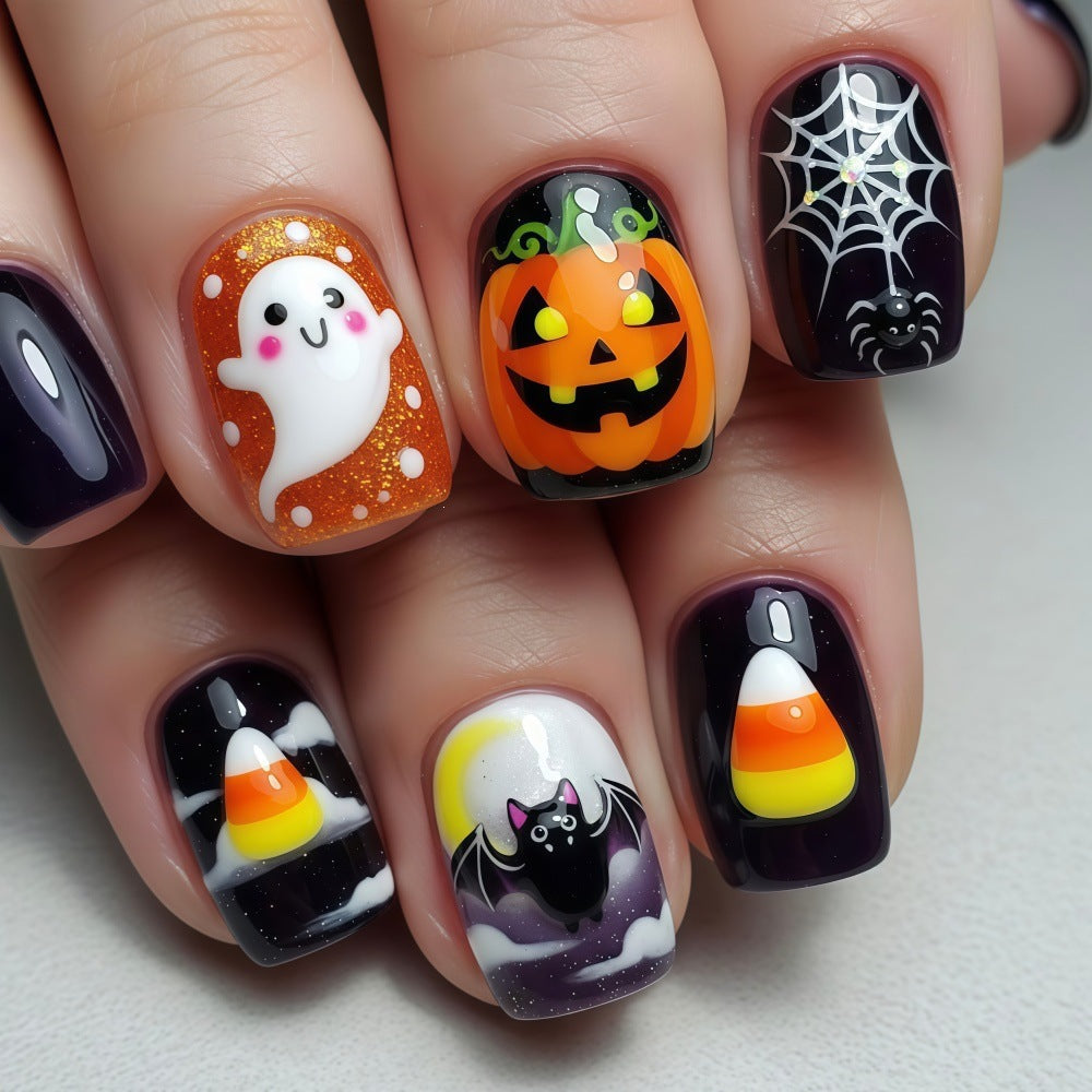 Creative Halloween Art Nail Set Bowlift