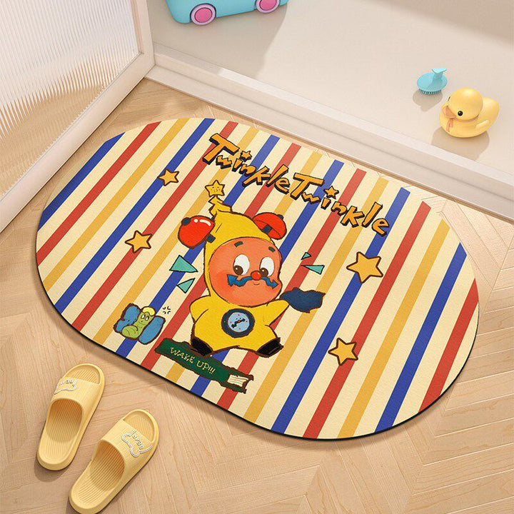 Cute Cartoon Character Welcome Mat