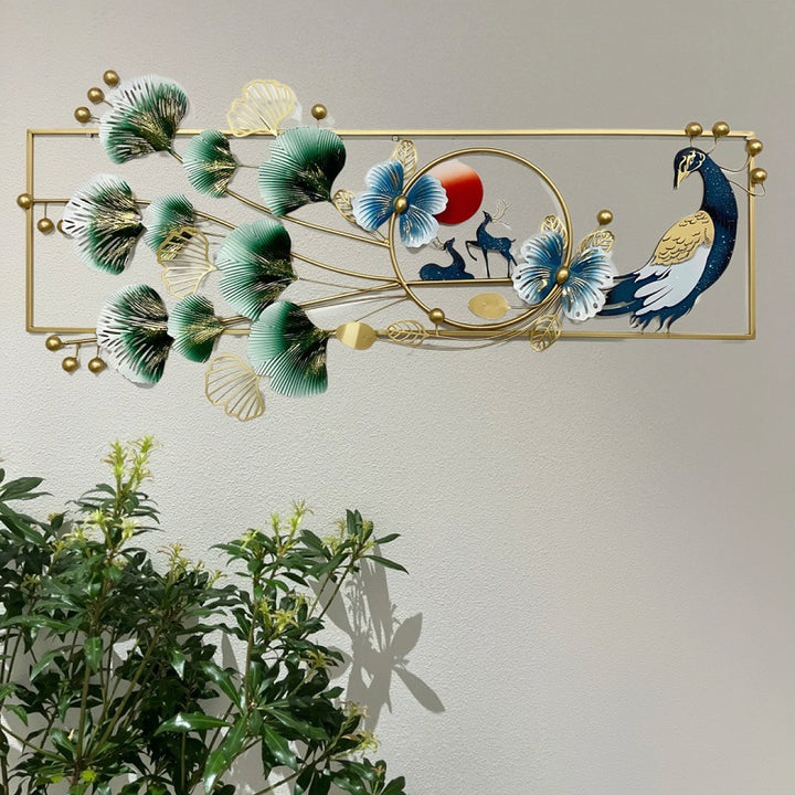 Artistic Metal Wall Sculpture Bowlift