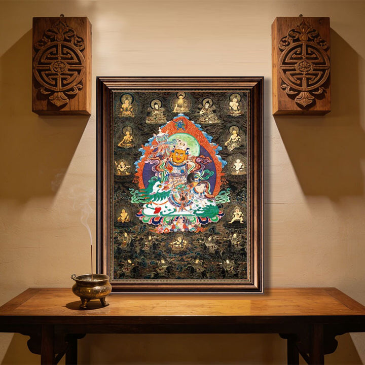 Intricate Religious Canvas Artwork