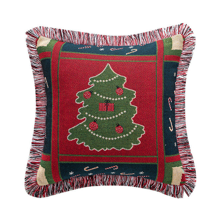 Scenic Nature-Themed Decorative Pillow