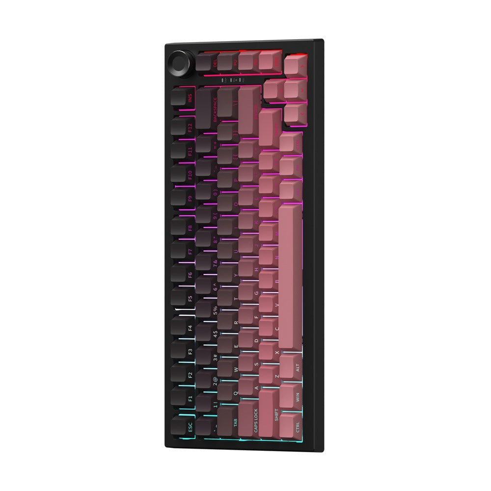Gaming keyboard with individually customizable RGB backlighting Bowlift