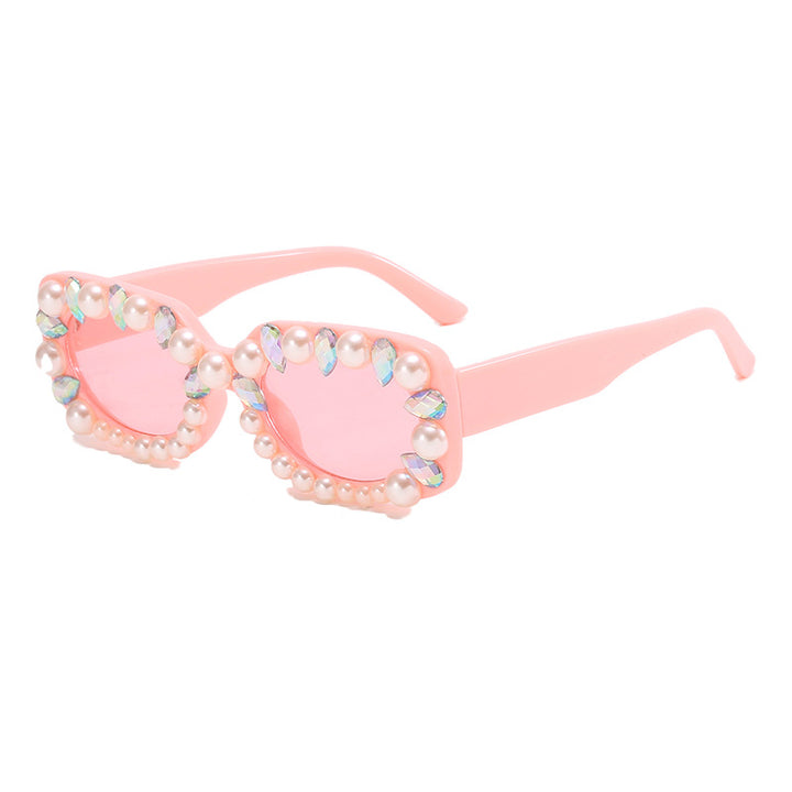 Ladies elegant sunglasses with pearl decoration Bowlift