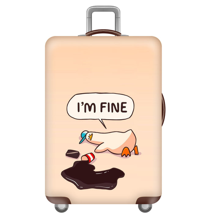 Women’s Hardshell Luggage with Creative Cartoon Design Bowlift