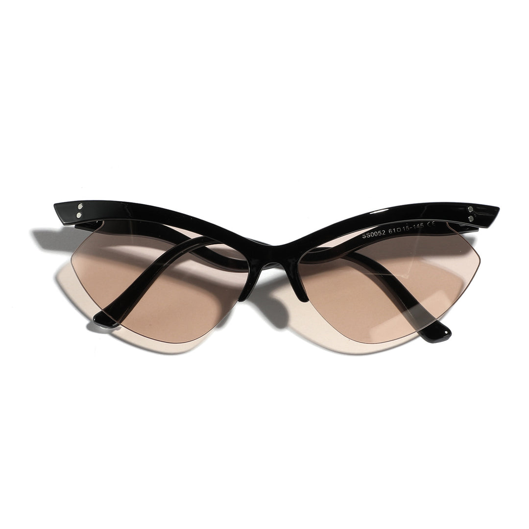 Women's Cat-Eye Sunglasses with Ergonomic Design and UV Protection Bowlift