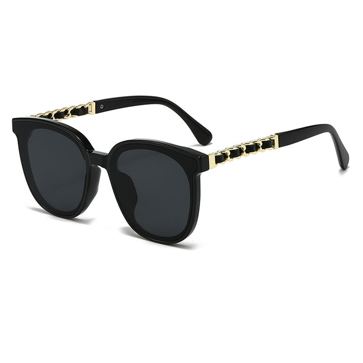 Elegant Oversized Cat-Eye Sunglasses