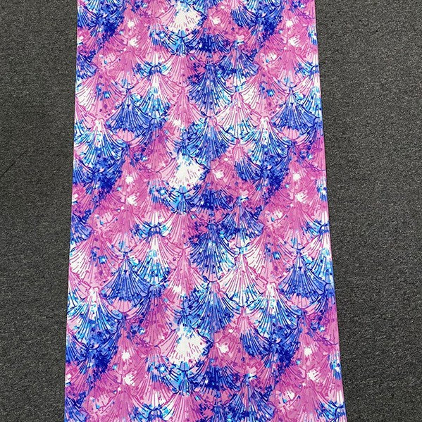 Beach towel with tropical flamingo design Bowlift