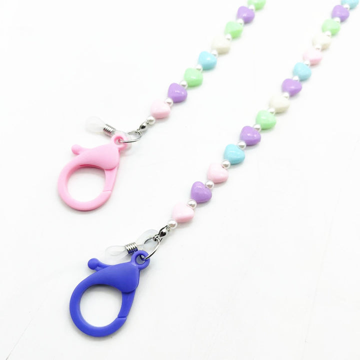 Trendy necklace with heart beads Bowlift