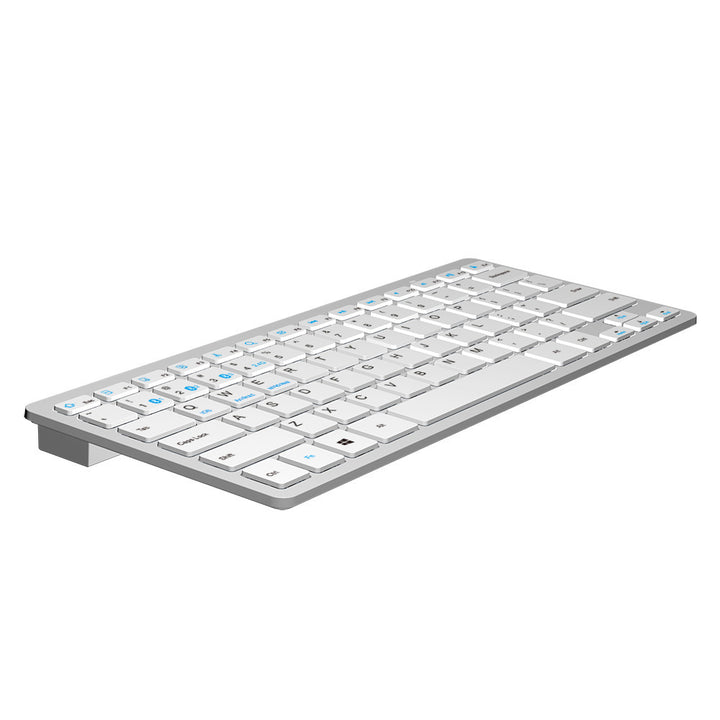 Compact Bluetooth keyboard with multi-system support Bowlift