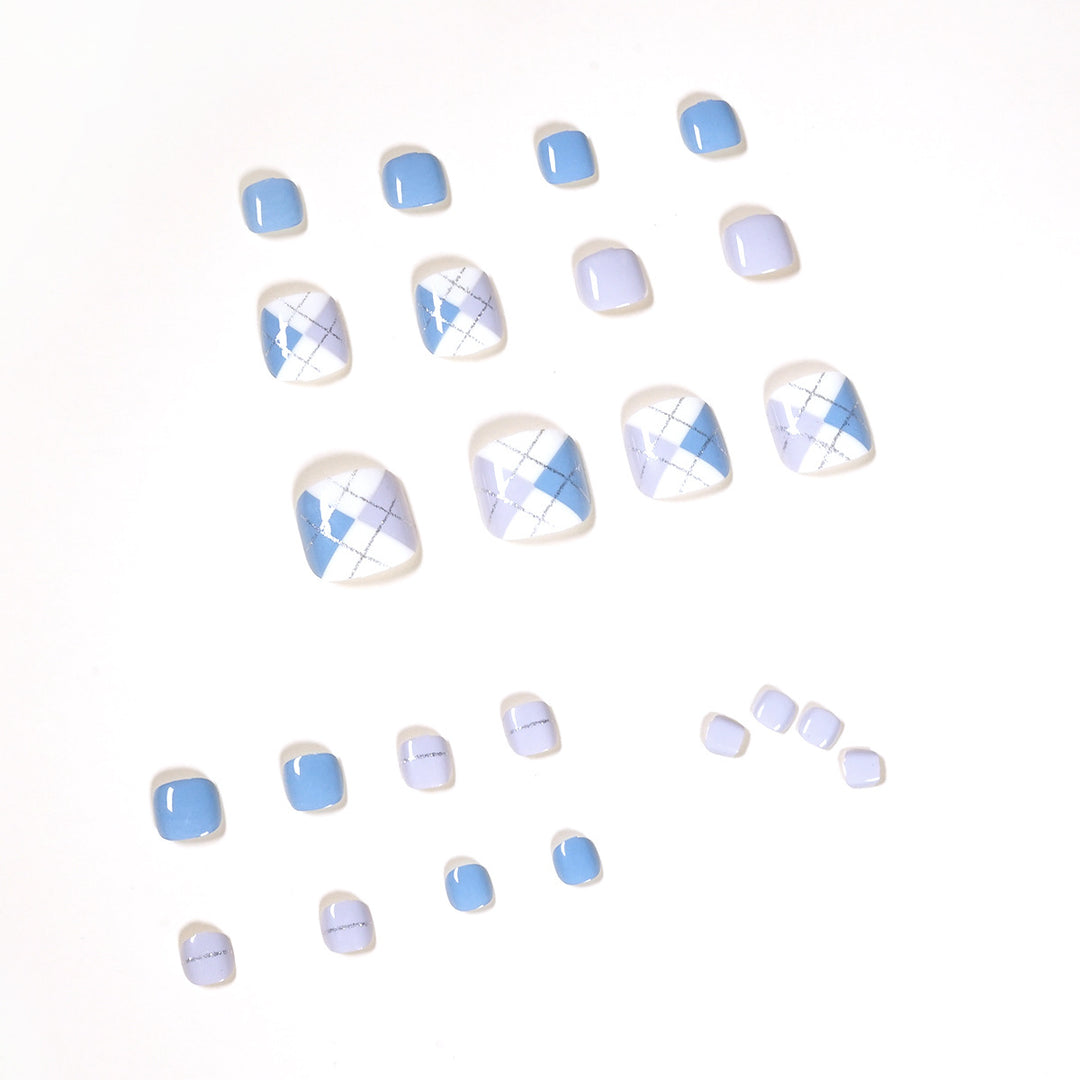 Artful toenail art in modern design Bowlift