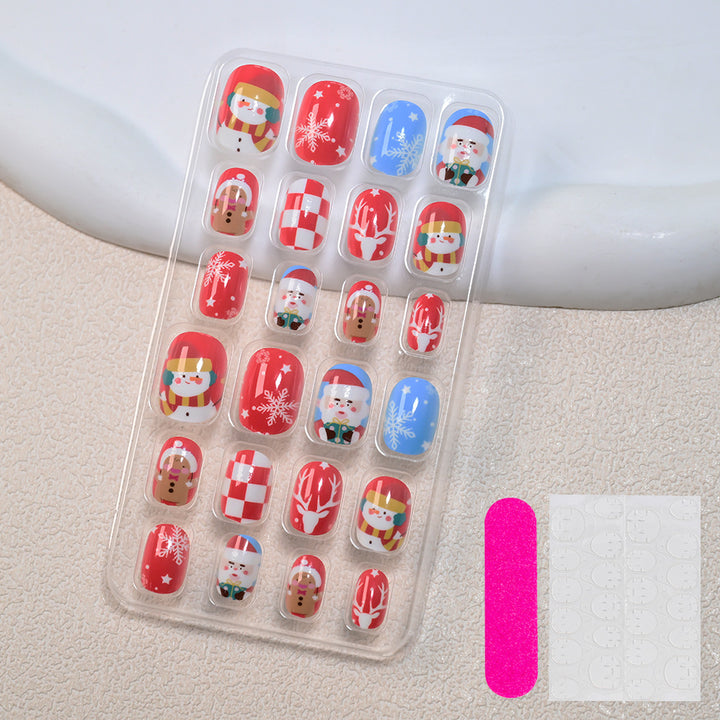 Themed Summer Beach Nail Art Press-On Nails Bowlift