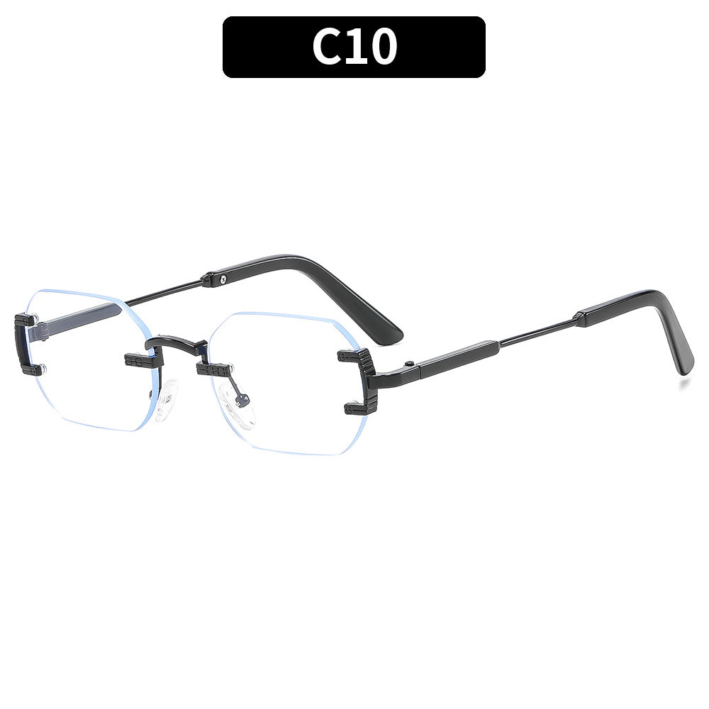 Stylish Geometric Frame Glasses