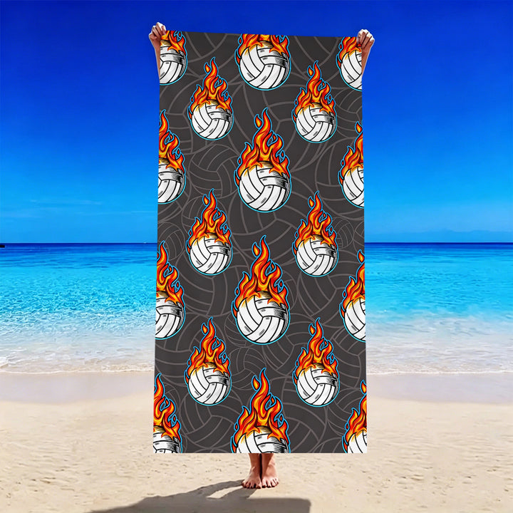 Football-themed beach towel Bowlift
