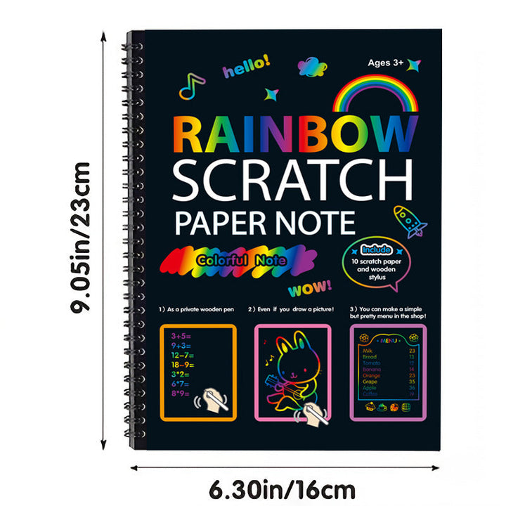 BowLift | Magical Rainbow Scratch Paper