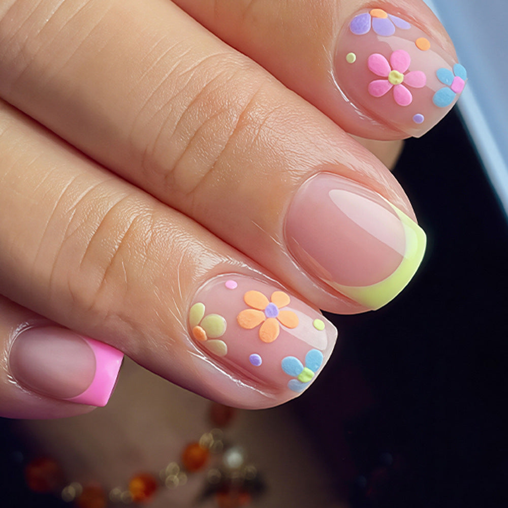 Floral Nail Art Embellishment Kit Bowlift