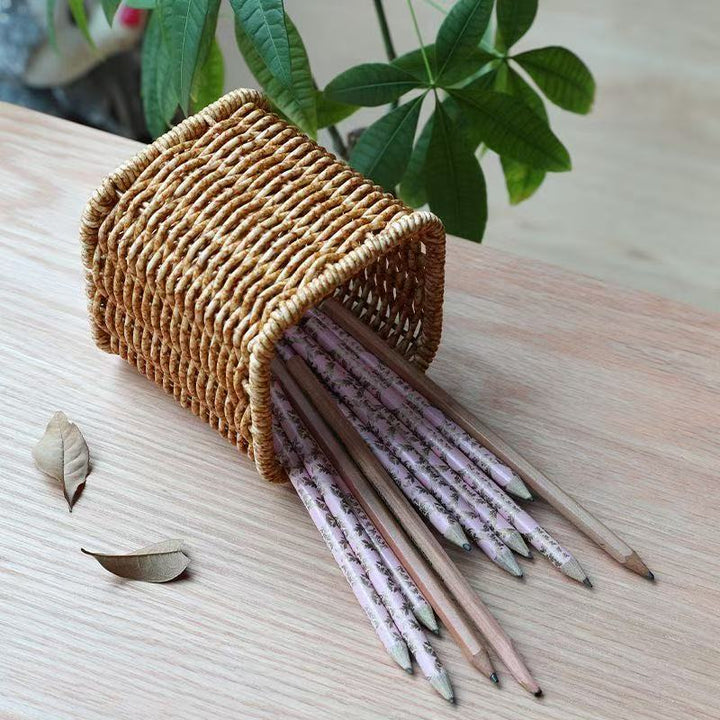 Handwoven Decorative Storage Bin Bowlift