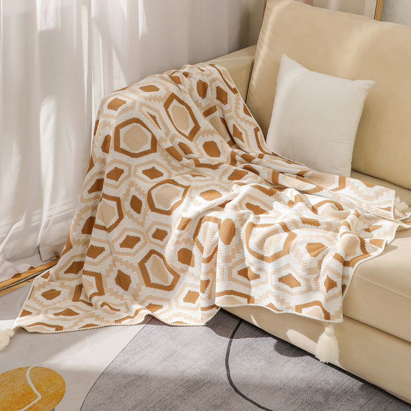Women's Patterned Throw Blanket Bowlift