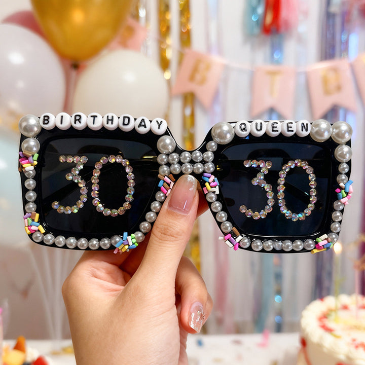 Birthday Celebration Themed Sunglasses Bowlift