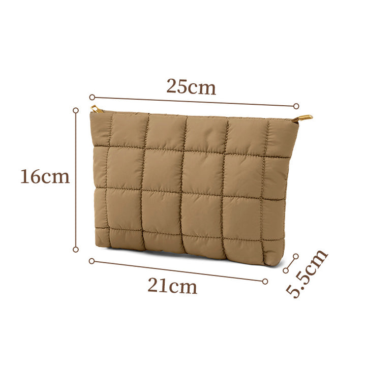 Quilted Travel Clutch Bowlift