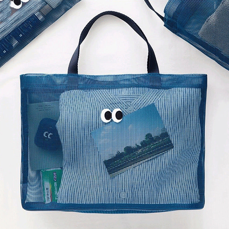 Practical beach bag with mesh structure Bowlift