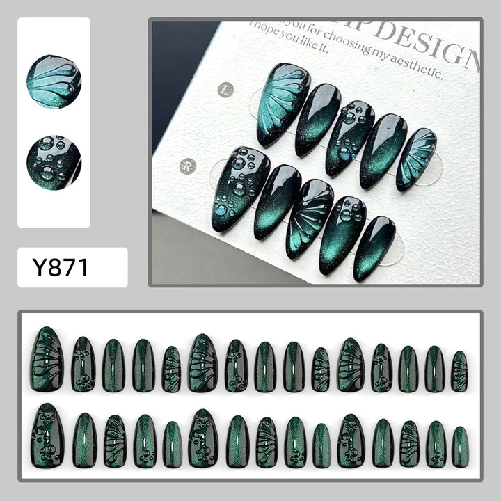 Creative nail art set with stylish 3D effects Bowlift