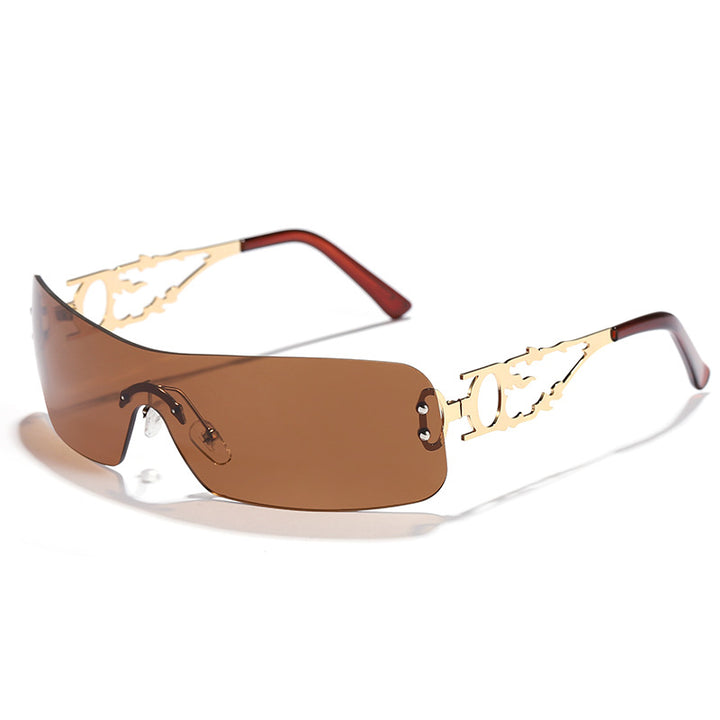 Women's fashionable sports sunglasses with innovative design and UV protection Bowlift