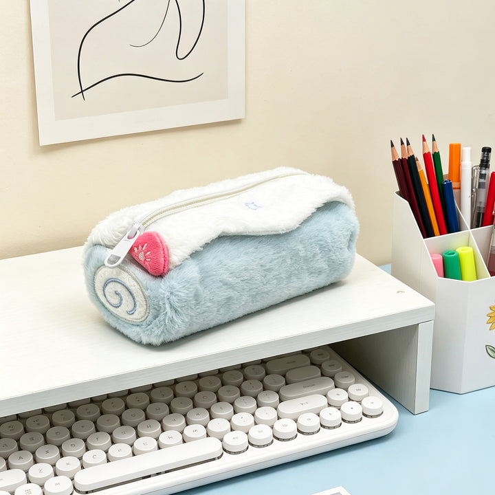 Plush Dessert-Themed Pencil Case Bowlift