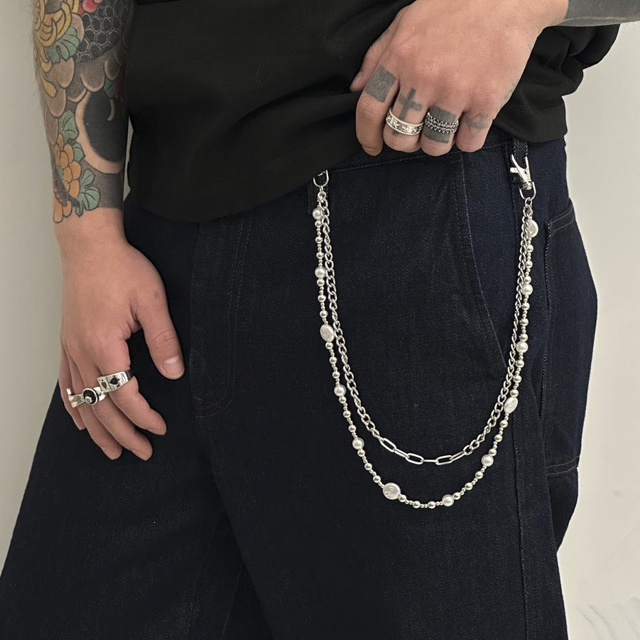 Beaded Accent Eyewear Holder Bowlift