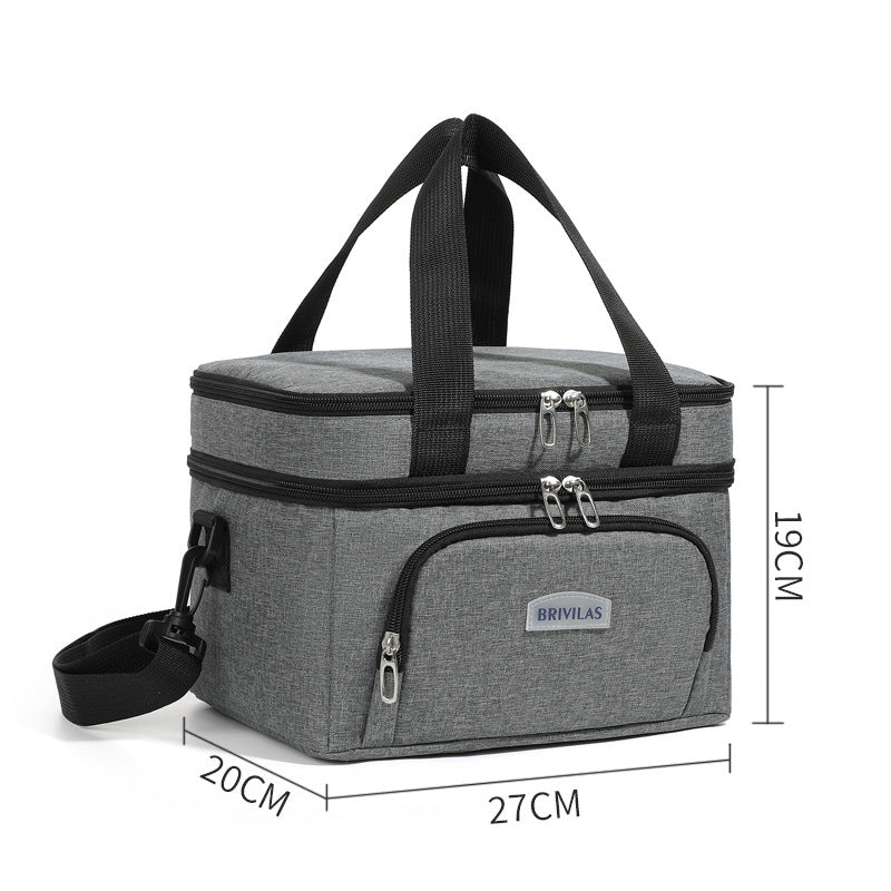 Insulated Multi-Compartment Lunch Carrier Bowlift