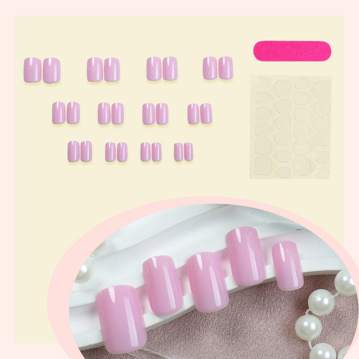 Press-On Nail Set with Smooth Gloss Finish Bowlift
