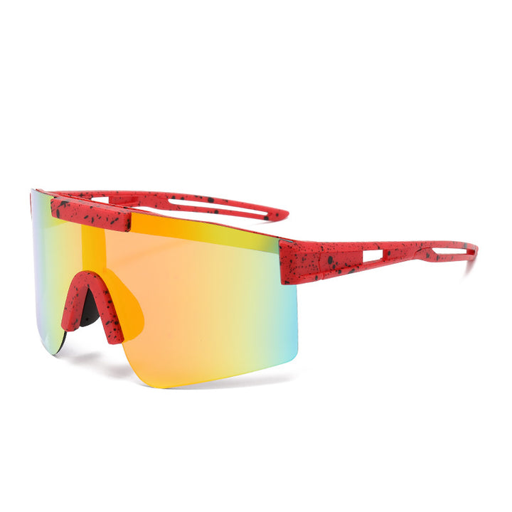 Unisex Sporty Oversized Shield Sunglasses Bowlift