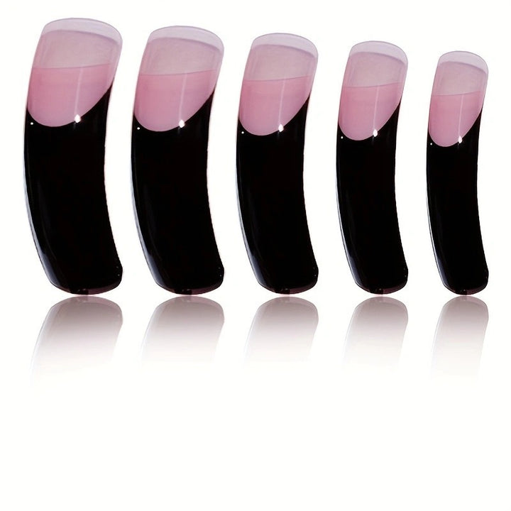 Long Tip French Manicure Nail Enhancements Bowlift