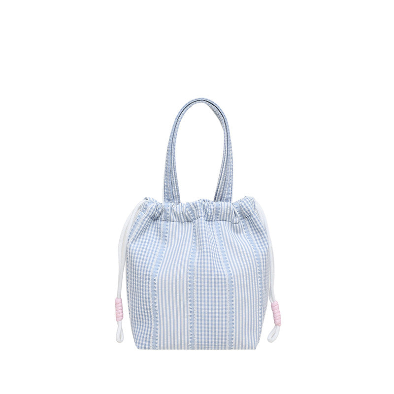 WoDrawstring Utility Tote Bag Bowlift