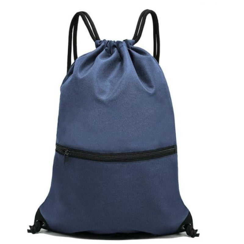 Sporty drawstring bag with zippered pockets Bowlift