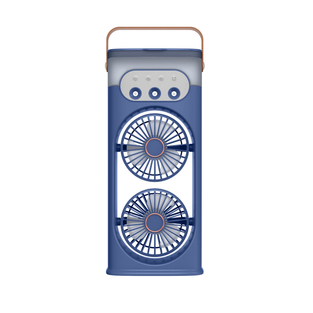 Unisex Dual-Bluetooth Portable Cooling Fan Bowlift