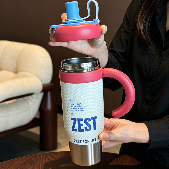 Women's Insulated Mug with Practical Drinking Lid Bowlift