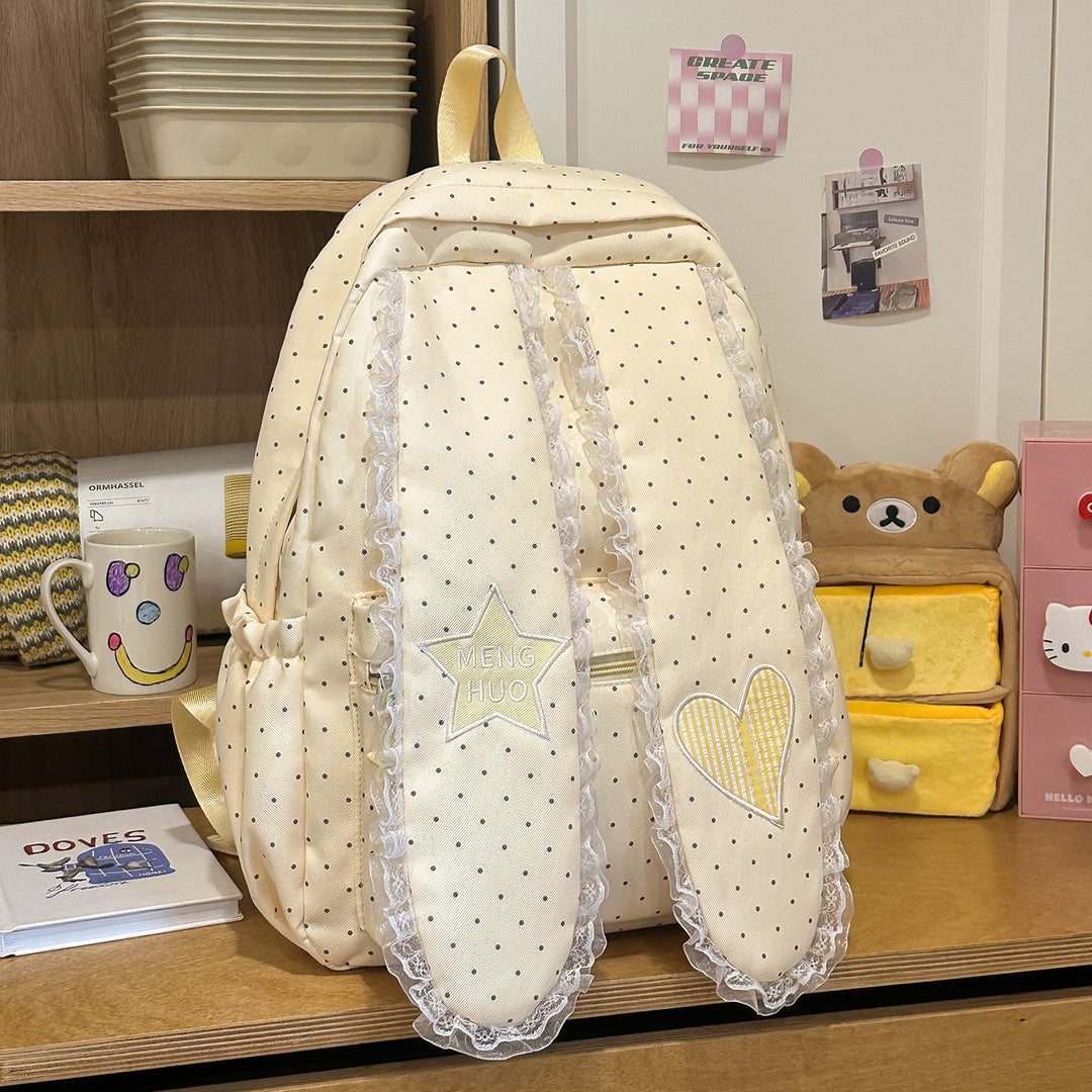 Playful Decorative Patchwork Backpack Bowlift