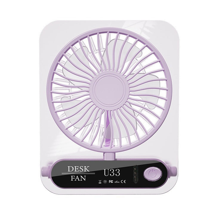 Unisex Compact Oscillating Desk Fan Bowlift