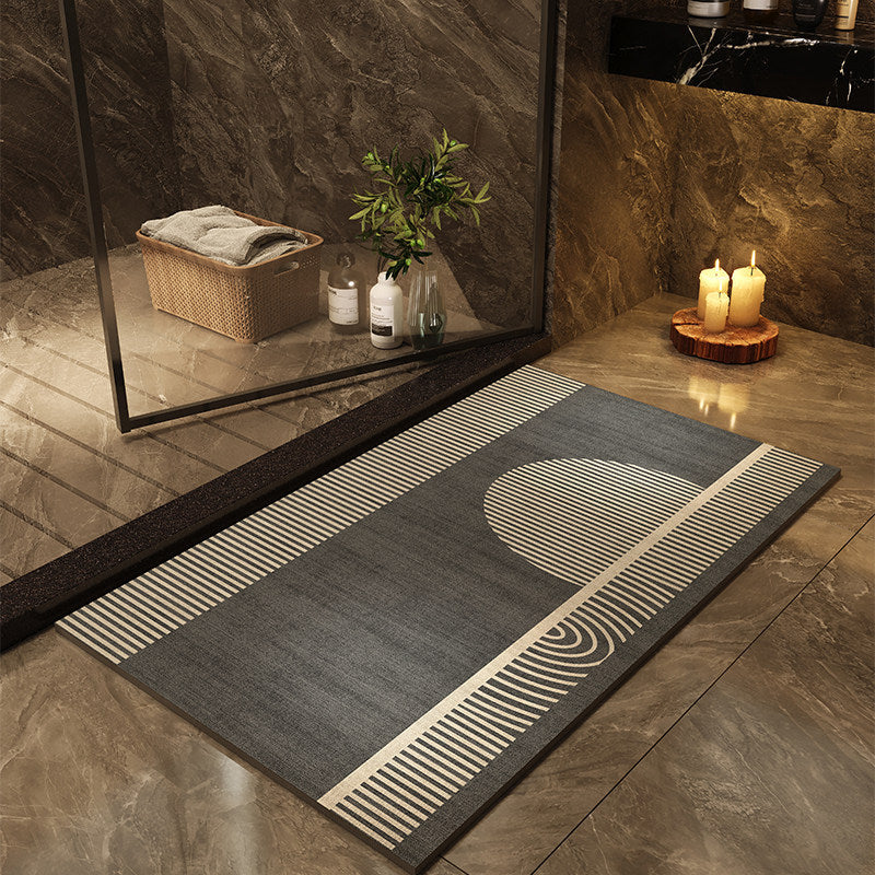Modern Abstract Non-Slip Bath Mat