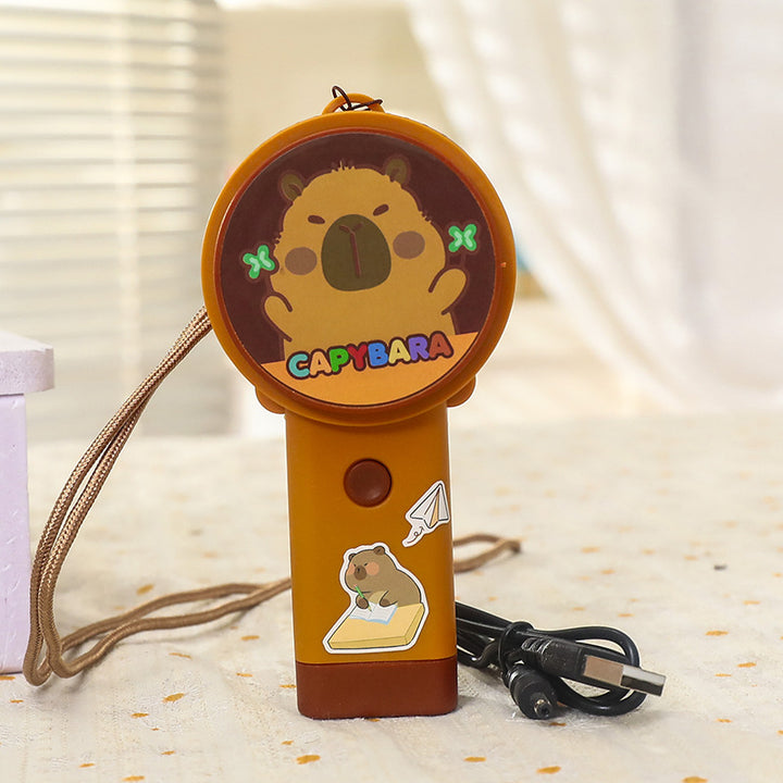 Women's Creative Hand Fan with Charming Animal Design Bowlift
