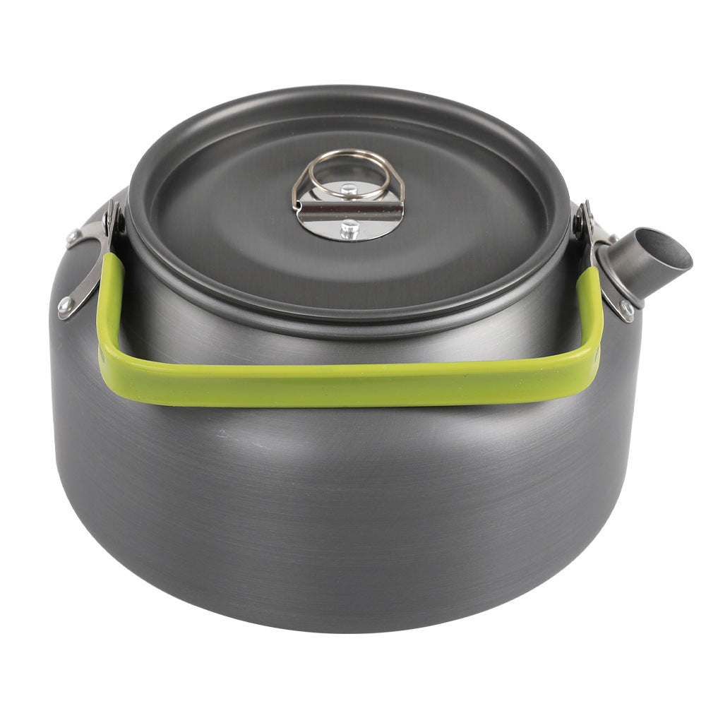lightweight portable camping kettle with foldable silicone-grip handle and compact storage Bowlift