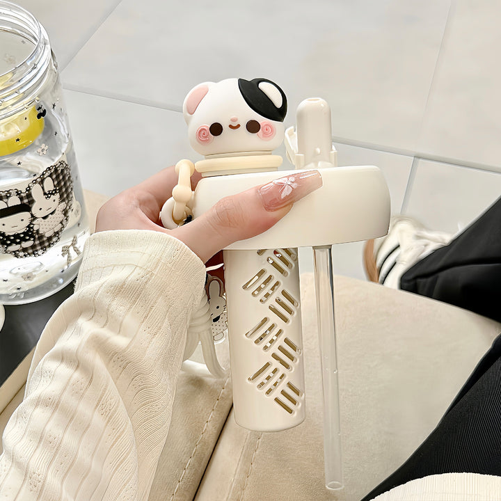Ladies drinking bottle with funny design Bowlift