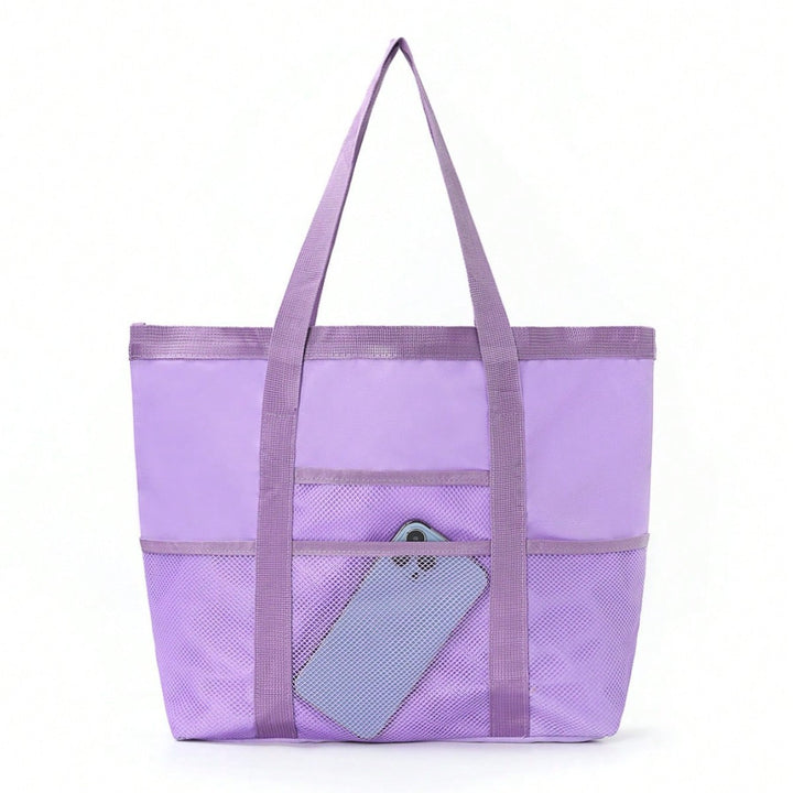 Padded shopping bag with side mesh pockets Bowlift