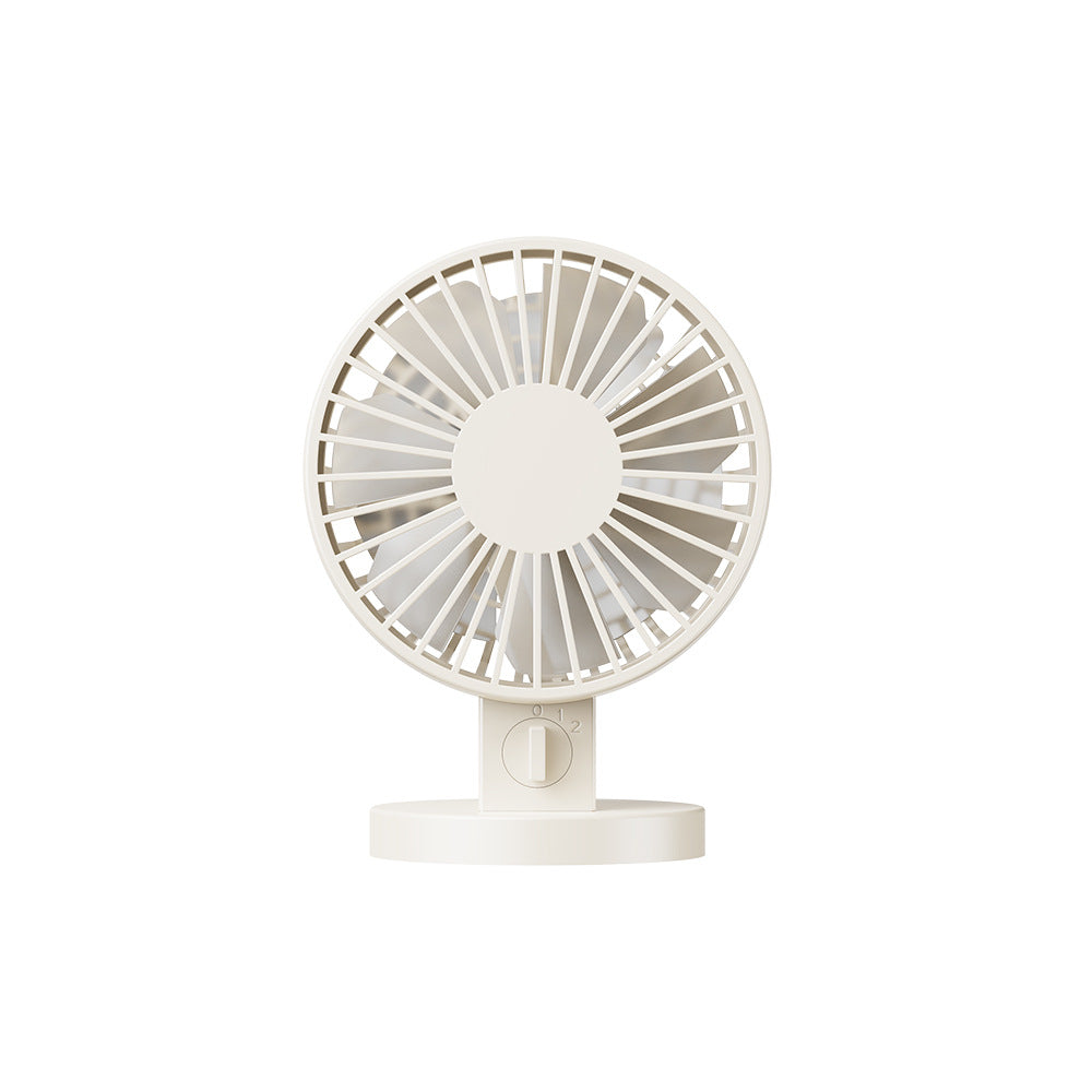 Ladies portable mini table fan with height-adjustable base Bowlift