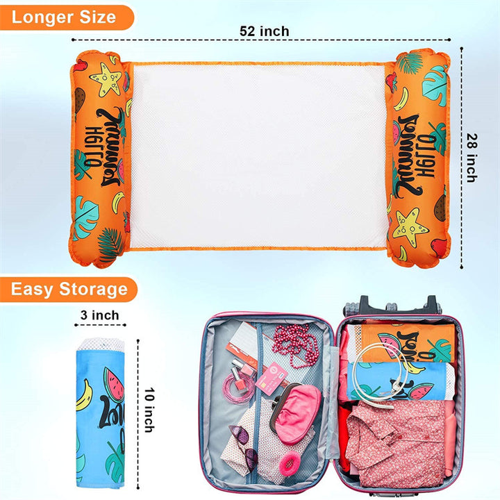 Women's inflatable lounger with transparent mesh Bowlift