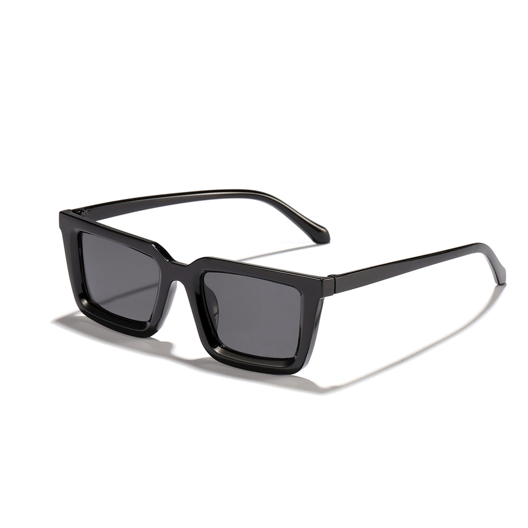 Women's modern square sunglasses with mirrored lenses Bowlift